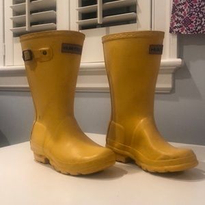 Kids Yellow Hunter Rainboots 💛